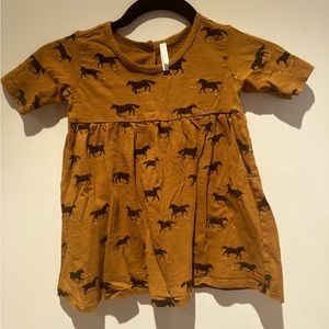 Rylee and Cru horse print dress